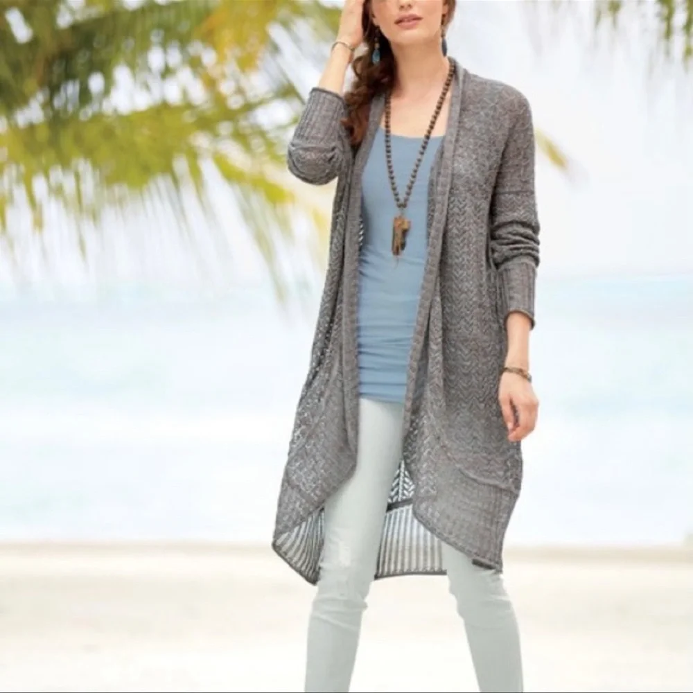 Peruvian Connection Goa Open Cardigan Sweater | XS/S